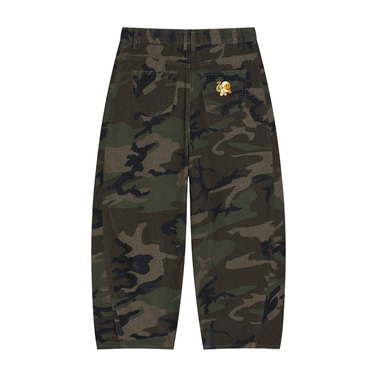 Orange Label  Camo Barrel Leg Cargo Pants