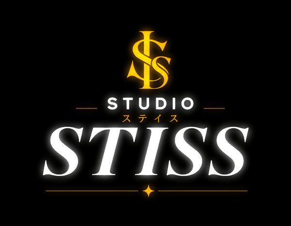 Studio Stiss logo with an animated light sweep
